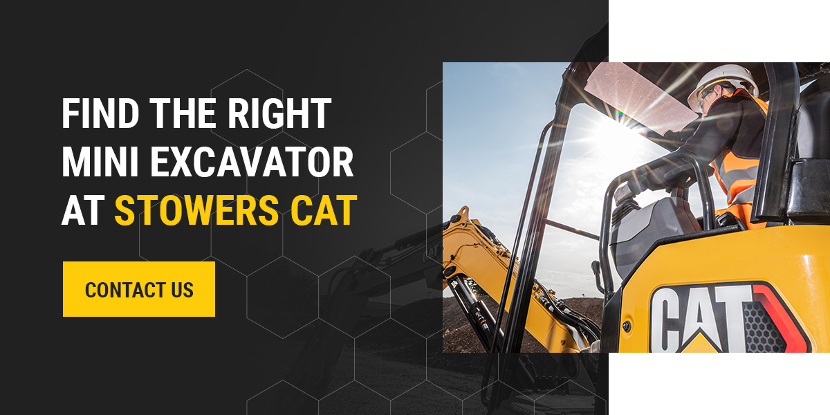 Find the Right Mini Excavator at Stowers Cat 